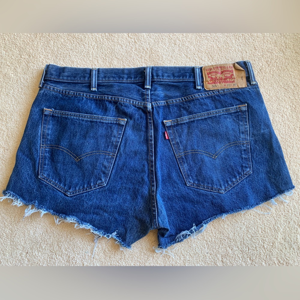 Levi’s 501 Denim Cut off Shorts Sz 40